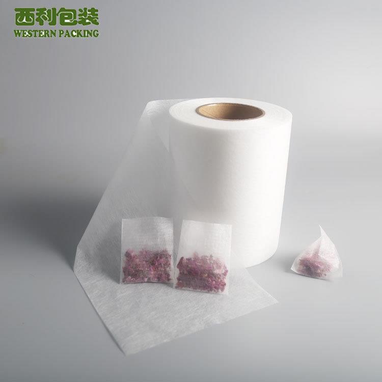 玉米纤维无纺布卷材PLA可降解茶包透明卷膜三角茶包过滤袋卷膜