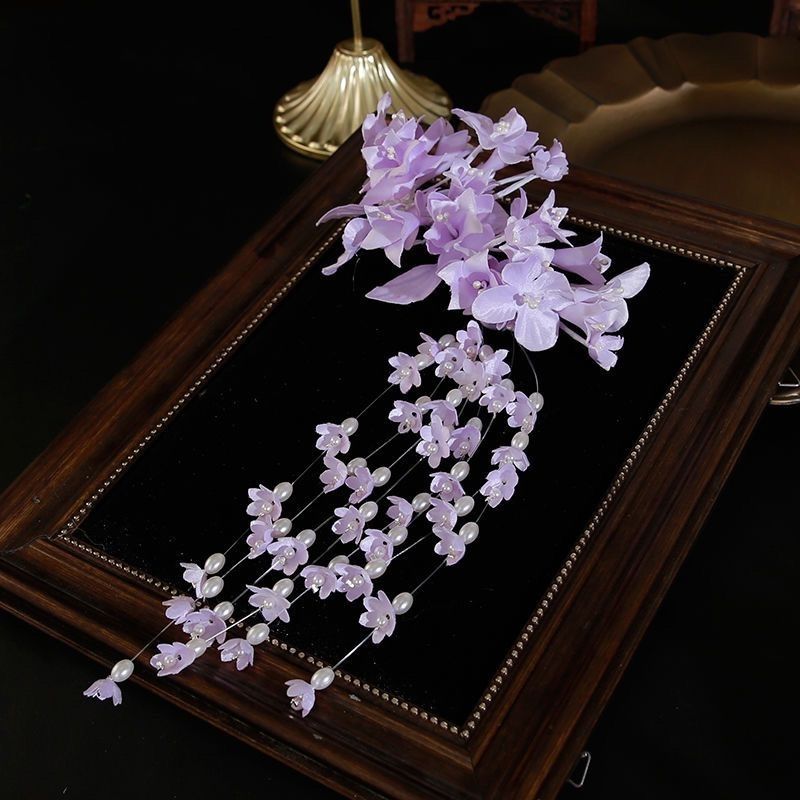 汉服发饰森系兰花超仙铃