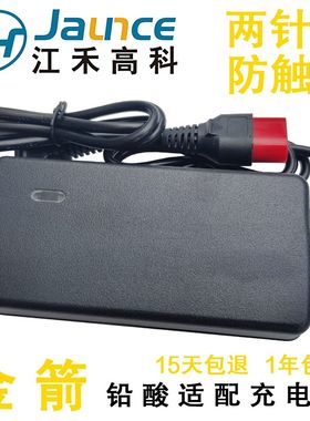 金箭星光电动车适配充电器48V60V72伏12Ah20安防触碰扁形两针江禾