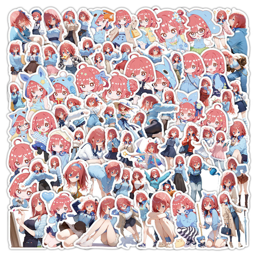 日漫三玖五等分新娘防水贴纸合集