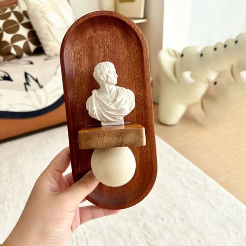 艺术摆件墙面装饰挂件创意室内墙饰软装壁挂餐厅书房中古风复古画