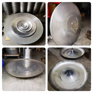 源头工厂金属旋压灯罩工矿罩冲压加工数控加工工艺礼品摆饰五金配