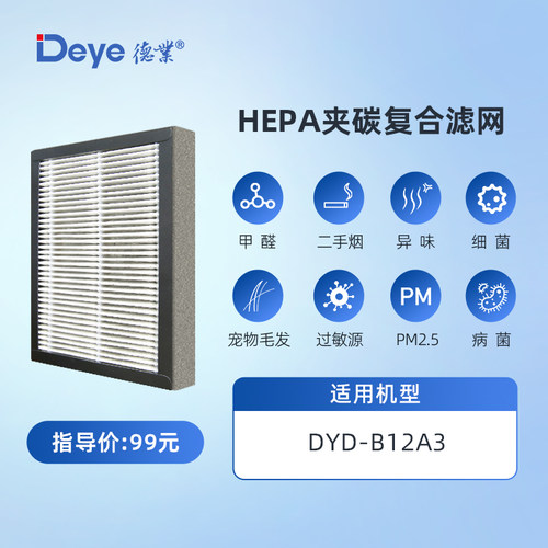 德业B12A3定制过滤网