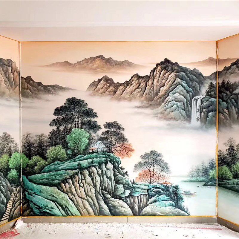 墙面涂鸦苏州上海杭州无锡立体画工装墙体彩绘手绘墙壁画定制