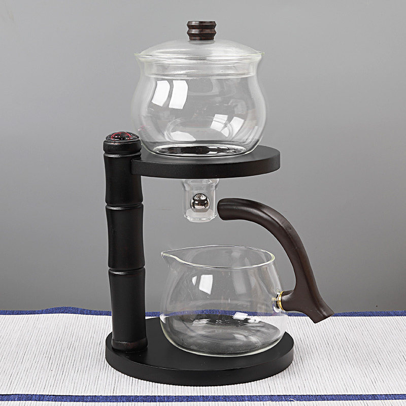 懒人玻璃茶具半自动功夫古风套装陶瓷家用磁吸防烫茶壶泡茶器茶杯