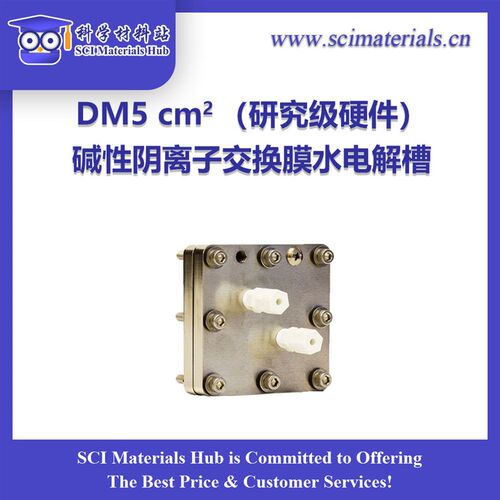 DM 5 cm2 碱性阴离子交换膜水电解槽 (研究级硬件)