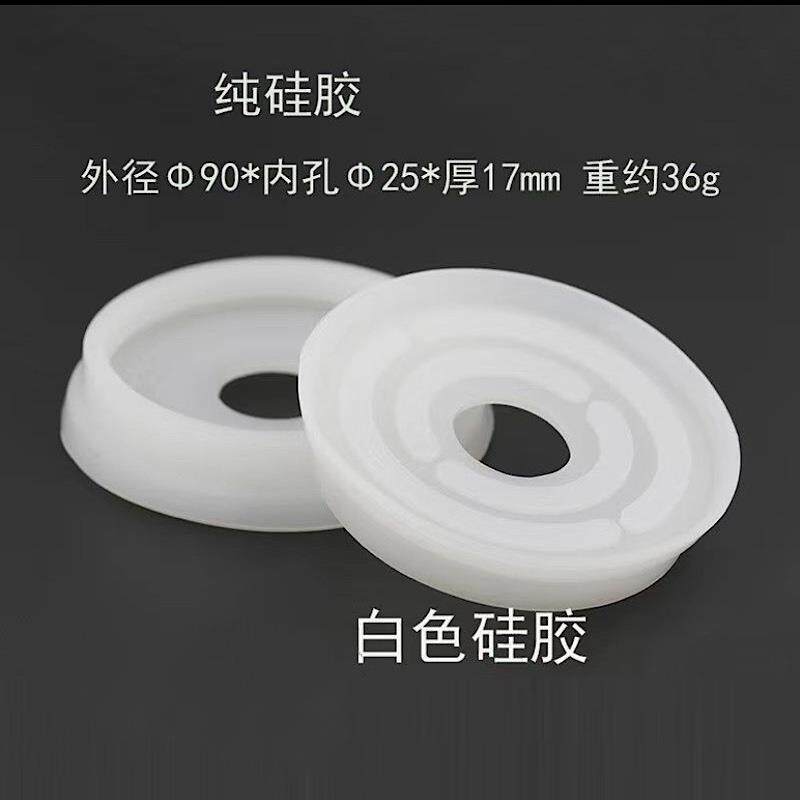 促销白色硅胶玻璃异形机小吸盘25孔柔软不易老化硅胶吸盘