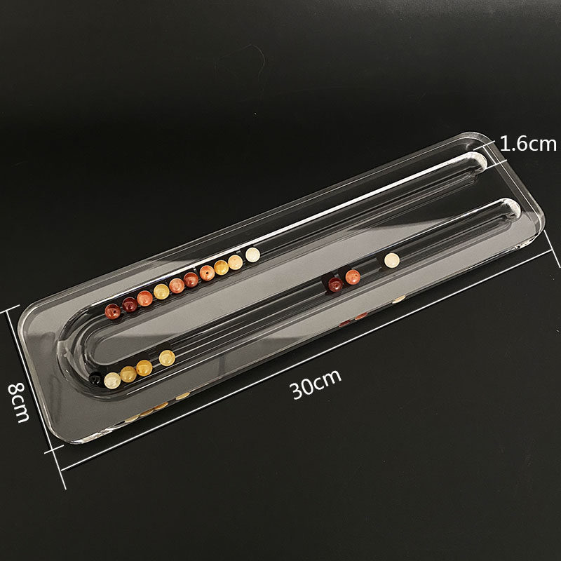 透明珠子设计盘项链亚克力透明设计盘有机玻璃定制展示盘定制