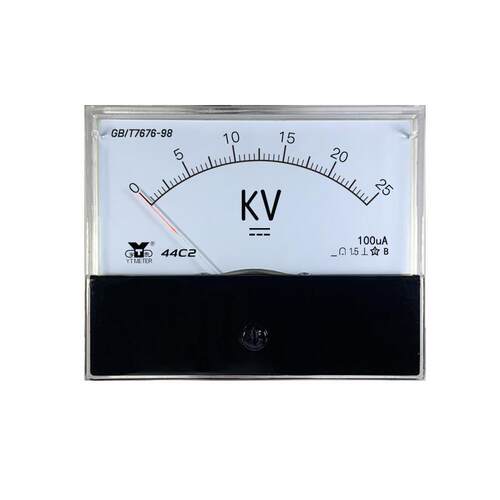 44C2直流高压电压表50kv 100kv 200kv输入100ua 145ua1ma千伏表dc