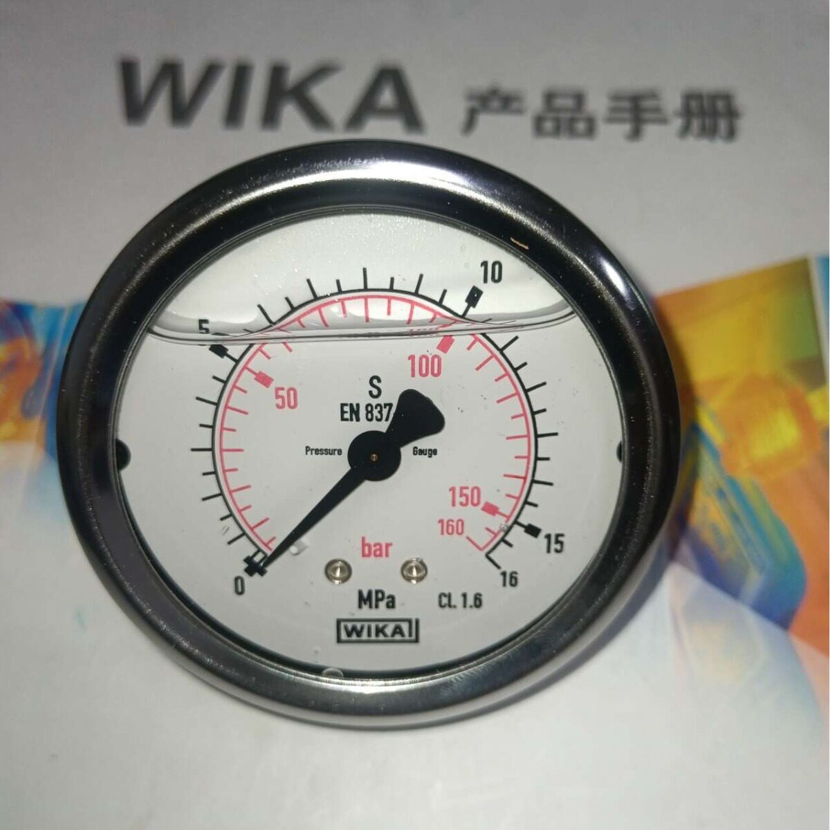 WIKA压力表213.53.063/0-1MPA/bar/侧接/G1/4B 威卡图片