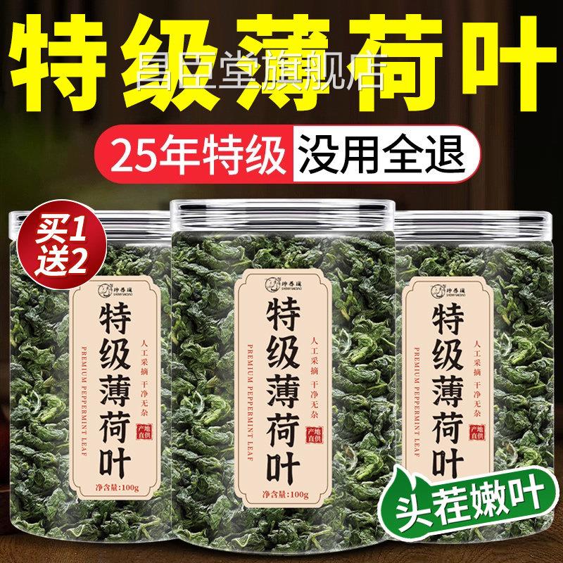 新干薄荷叶可食用茶清热降火解去火茶鲜包下火中药材排毒养肝3cs