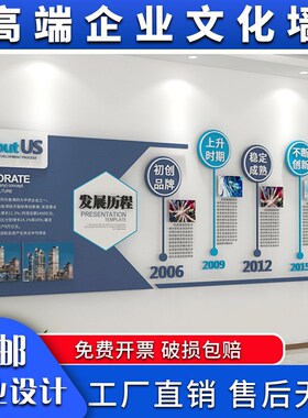 杭州立体新款墙形象墙企业发展史员工风采照片定制企业文化墙
