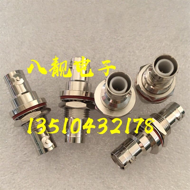 SHV-KKY5000V高压BNC母转母直通带螺母防水固定面板同轴转接头5KV
