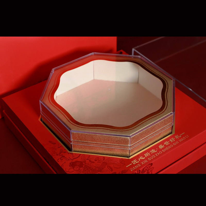 水晶锦鲤500g装干贝瑶柱包装盒元贝礼品盒子海味干货八角空盒子