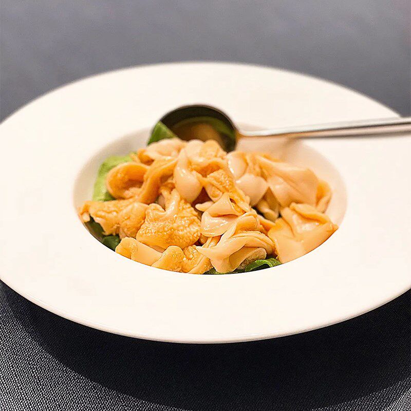 农家乐川菜湘菜圆形草帽盘凉菜鸡爪凤爪盘飞碟餐具陶瓷中式菜盘子