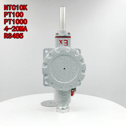 防爆壁挂式温度变送器 PT100传感器NTC10K探头4-20MA铂电阻PT1000