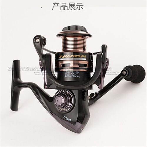 猎魔人浅线杯纺车轮路亚轮金属斜口远投海钓抛竿鱼线轮路亚鱼轮