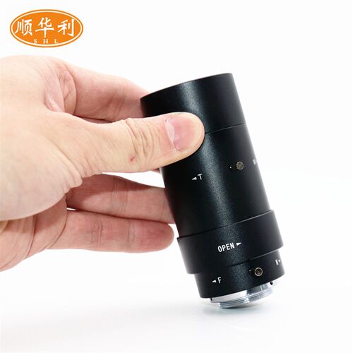 高清5-100mm监控镜头长焦 远距离变焦镜头 无畸变视觉镜头 CS接口