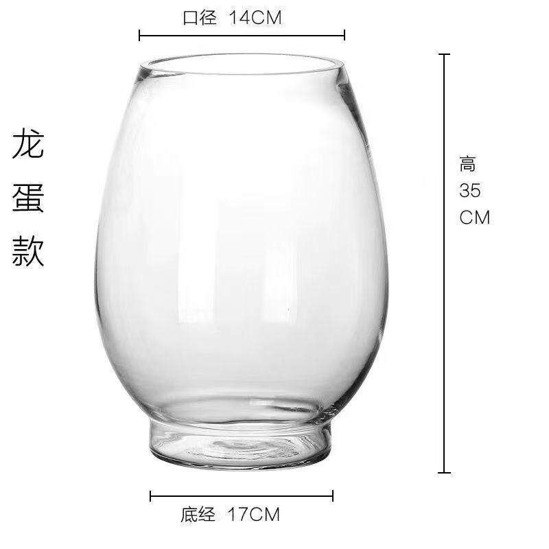 大号透明玻璃花瓶插花水
