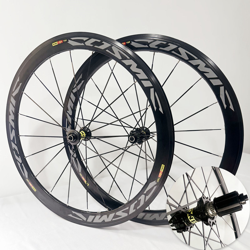 120响星行棘DT齿花鼓36T框高50/40/30公路直拉破风扁条轮组