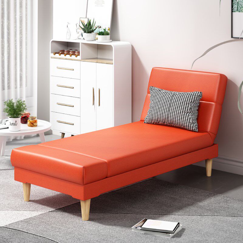 贵妃美人榻椅可折叠两用布艺沙发单人躺椅客厅午休阳台加宽沙发床