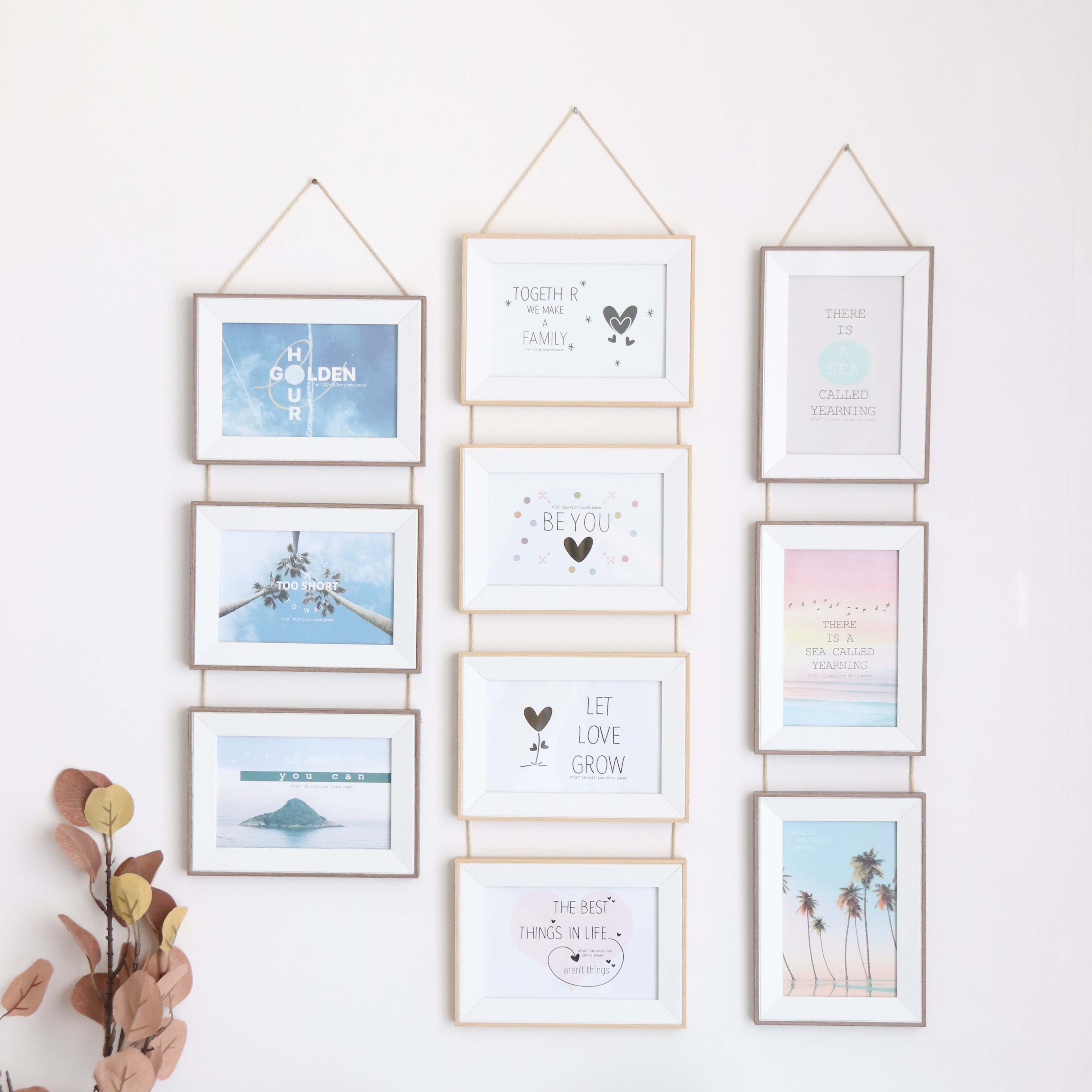 创意组合挂墙6寸7寸多张照片组合连体相片框相框打印照片冲洗定制