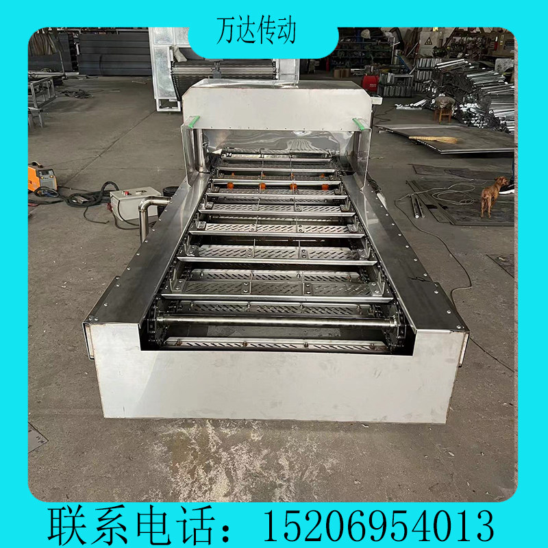 不锈钢链板清洗机工业链板高压清洗机爬坡链板机流水线果蔬喷淋机