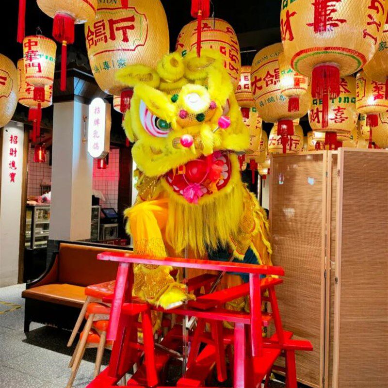 舞狮普通南狮醒狮舞狮道具 普通南狮 普通醒狮 舞龙舞狮