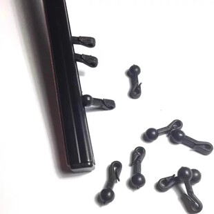 窗帘轨道堵头挂钩通用型孔塞用材上下滑轮车车铝合金隐私蒙头车用