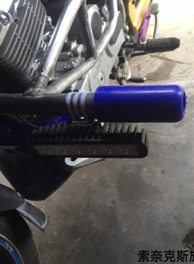 适用新大洲本田CBF125TSDH125-65保险杠防摔PK胶一字杠防摔头防