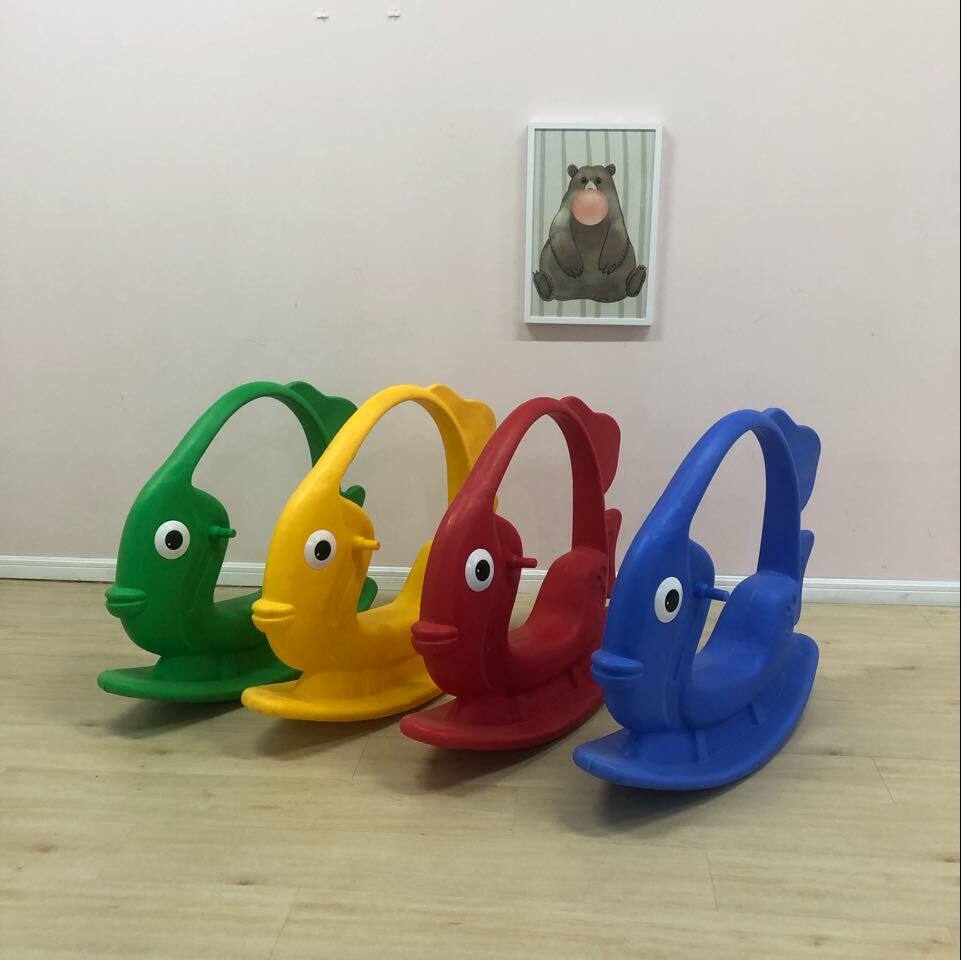 儿童摇马幼儿摇马 塑料摇马 单人 单色摇马 摇滚金鱼摇马 摇马 马
