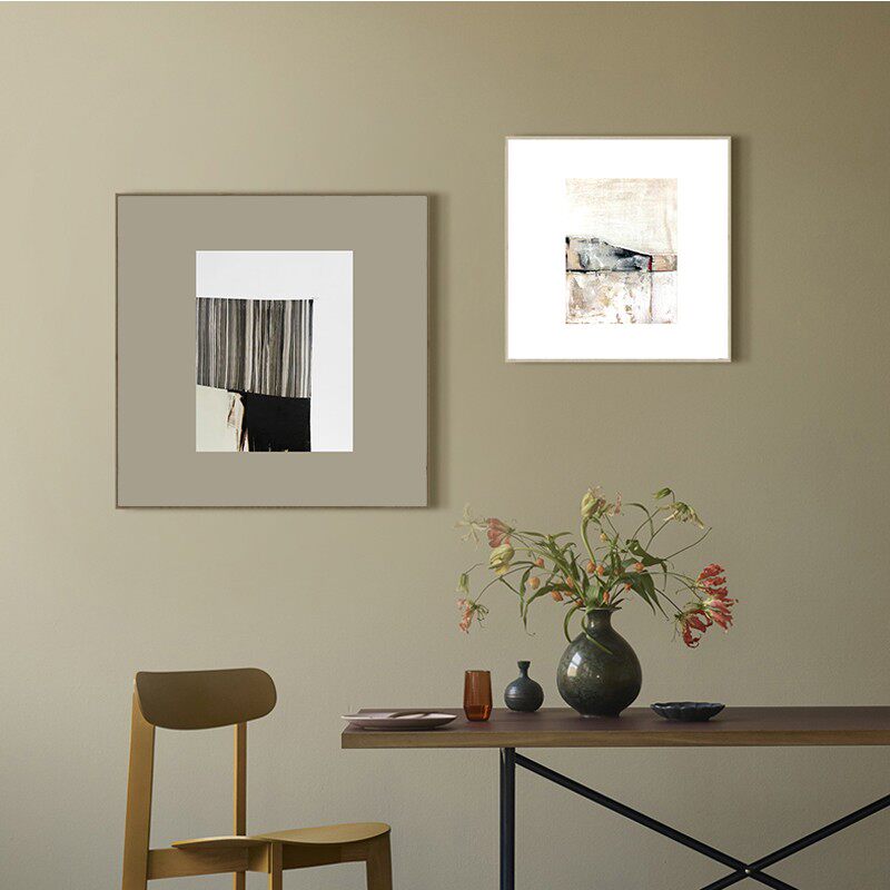 极简抽象正方形装饰画几何现代客厅沙发背景墙餐厅组合画卧室挂画