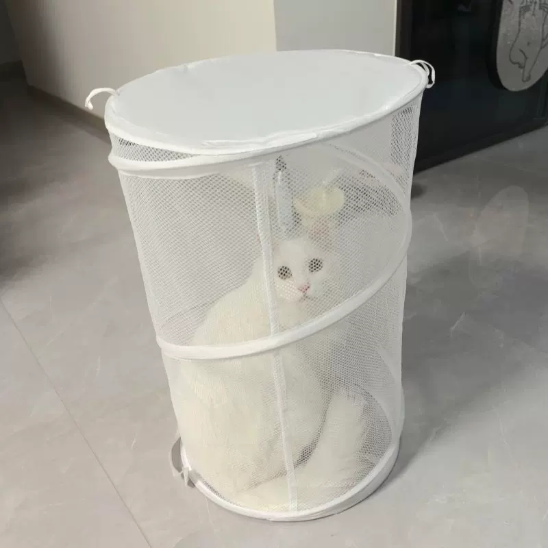 猫咪烘干袋可折叠不占空防抓伤防咬神器宠物洗澡烘干箱小型犬幼猫