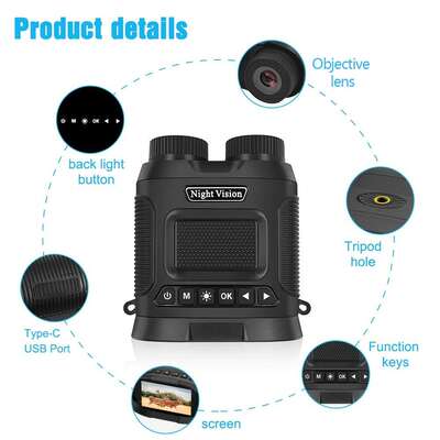 High definition and high magnification digital infrared nigh