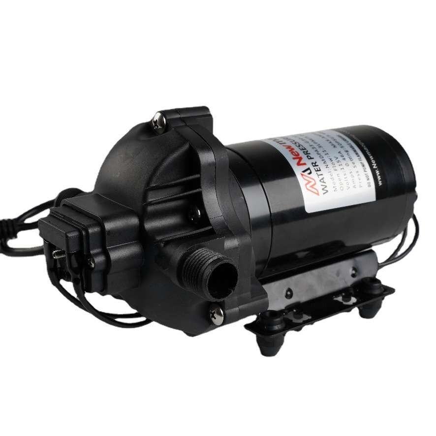 33款115V 220V小型隔膜泵直流水泵船用车载电瓶自吸泵游艇房车泵