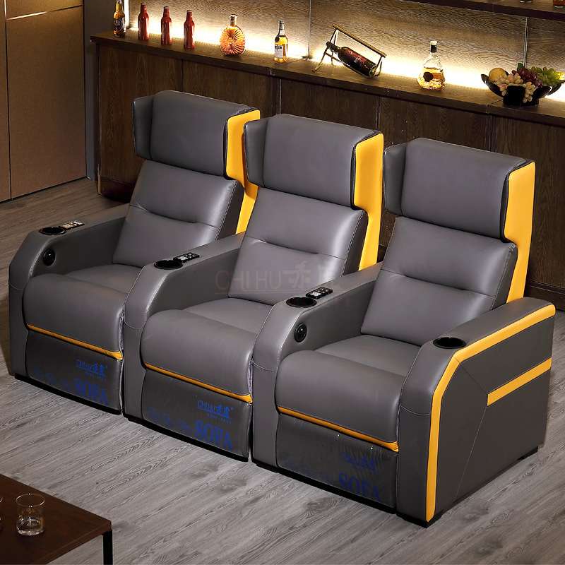影剧院椅4D体感震动cinema sofa皮艺商业家庭影院电动沙发躺椅