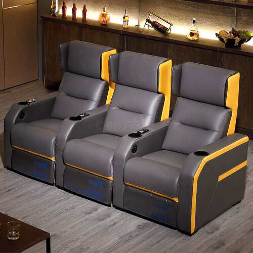 影剧院椅4D体感震动cinema sofa皮艺商业家庭影院电动沙发躺椅