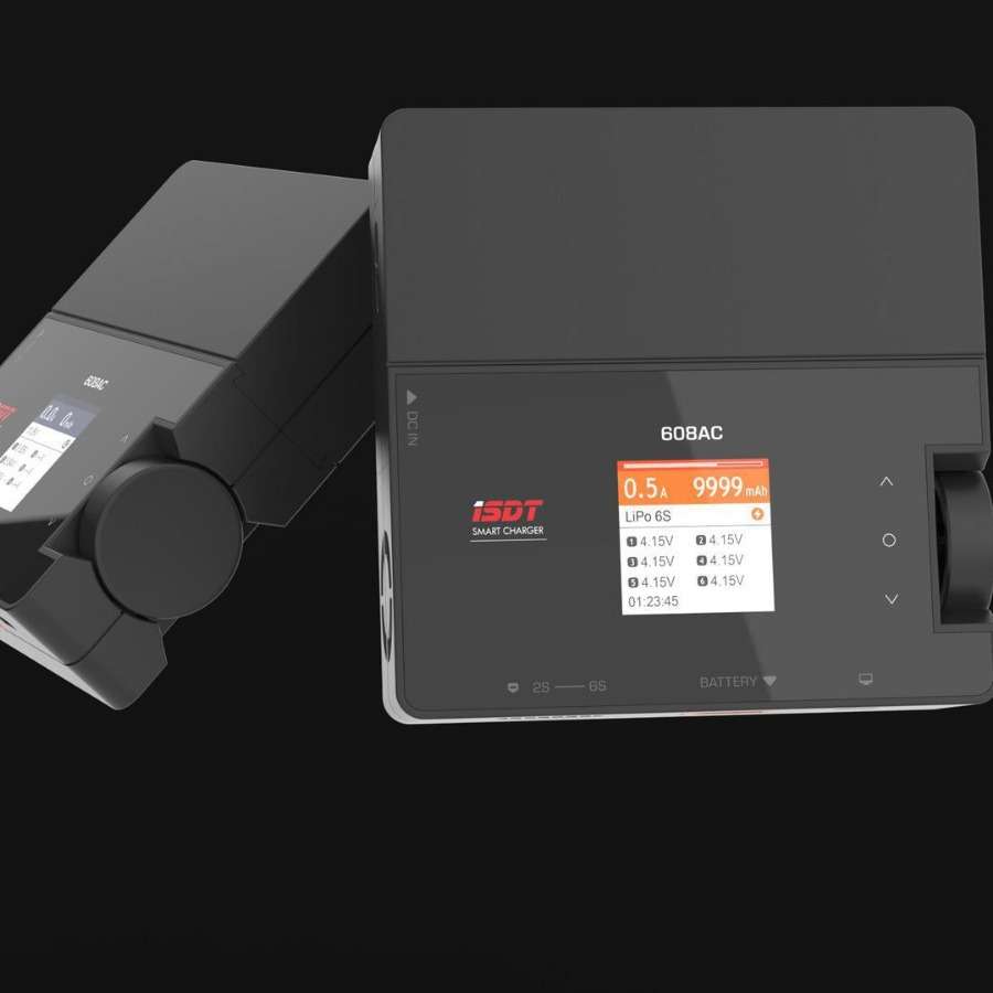 艾斯特ISDT 608AC快速平衡航模锂电充电器可拆卸电源自带200W 8A