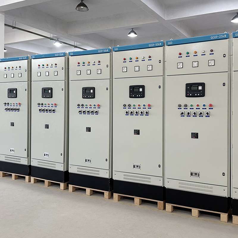 柴油发电机并机柜低压成套XL-21动力柜定 制控制电路PLC开关柜