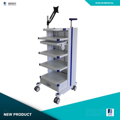 内窥镜台车带显示器支架腔镜支架腹腔镜宫腔镜内镜仪器设备手推车