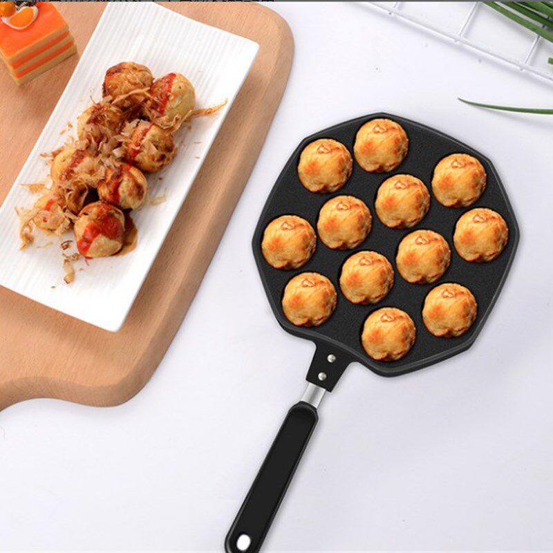 不粘章鱼小丸子机烧鹌鹑蛋章鱼烧模具机烤盘制肉丸子机模具家用
