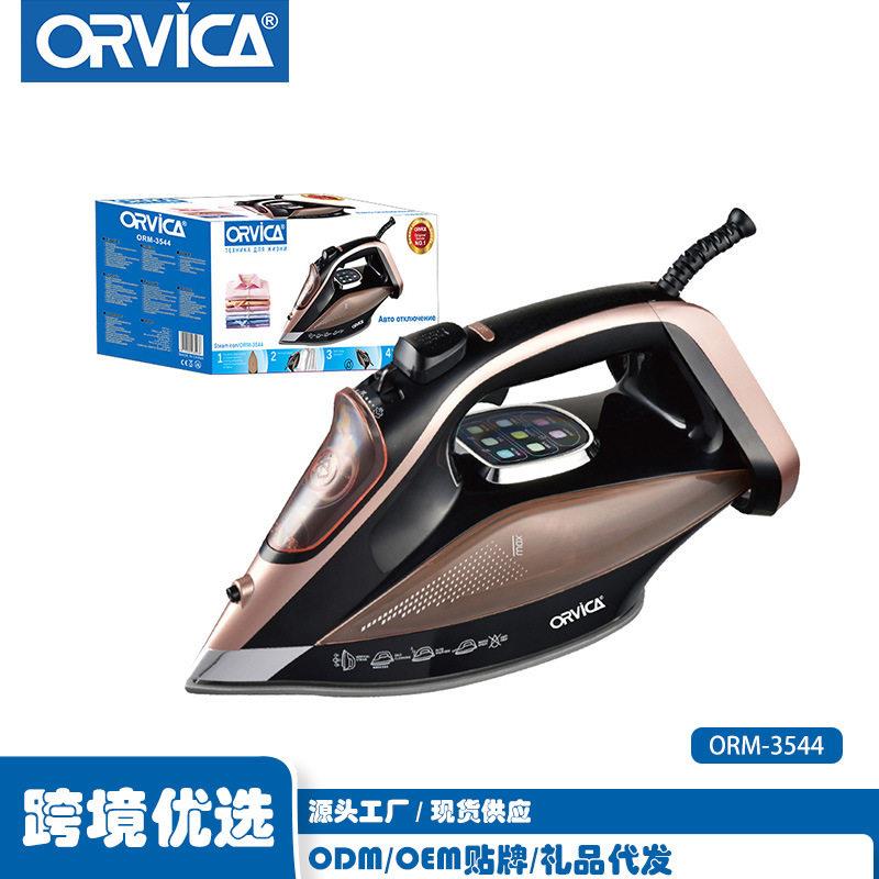 ORVICA跨境新款干湿两用电熨斗家用便携式自动清洗蒸汽多功能熨斗