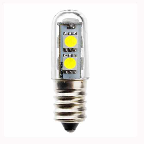 LED节能灯E14冰箱灯220V拇指灯油烟机灯1W7LEDSMD透明灯罩T15小灯