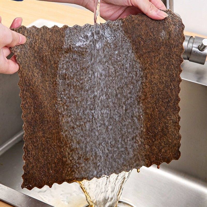 百洁布竹清洗圆点家用厨房用品掉擦手巾毛巾布抹布新款细吸水擦洗