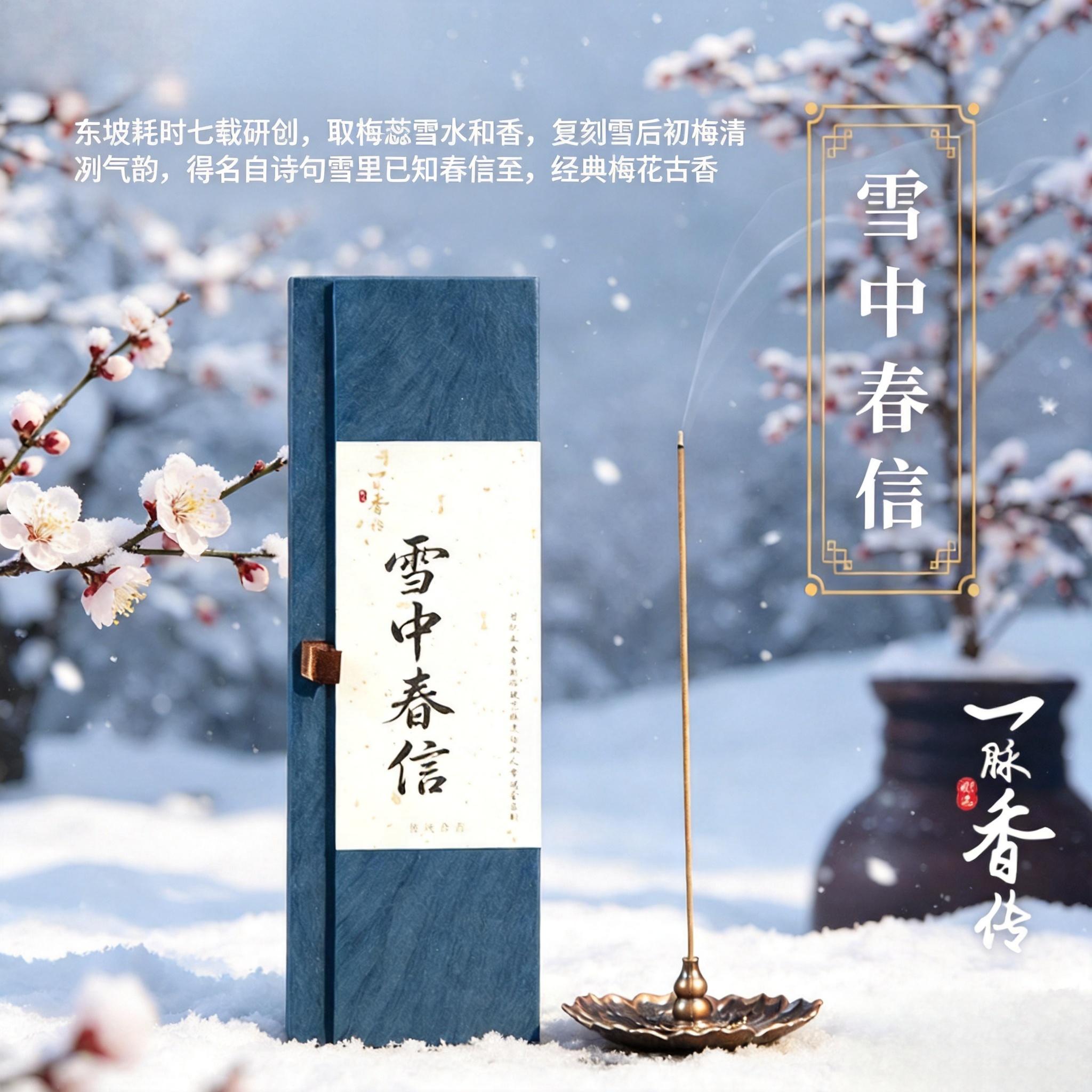 [天然熏香]雪中春信/桂花/玉兰花/雪松 茶室专用香熏香喝茶点的香图片