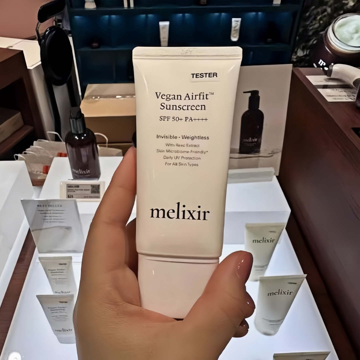 Melixir素食防晒霜SPF50+轻薄
