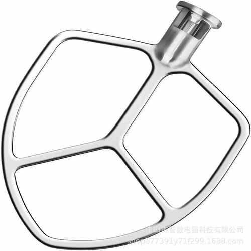 适配KitchenAid 5qt-6qt不锈钢扁平搅拌浆 5Plus和专业por600配件