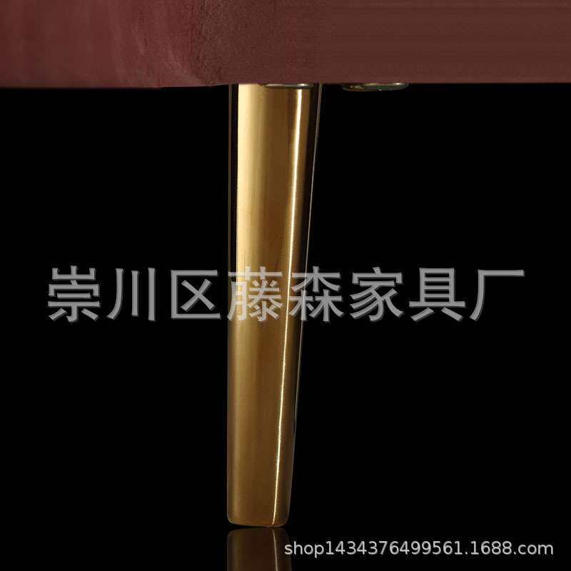 港式轻奢网红床钛金布艺床1.8割草机/草坪机