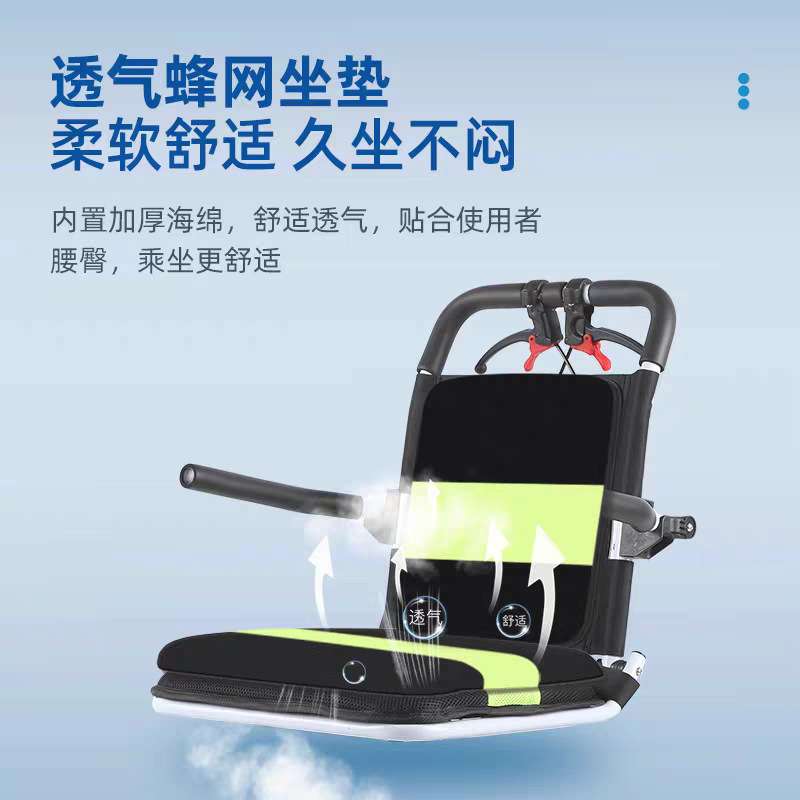 小型轮椅老人轻便折叠旅行专用可上飞机 简易便携式手推车代步车