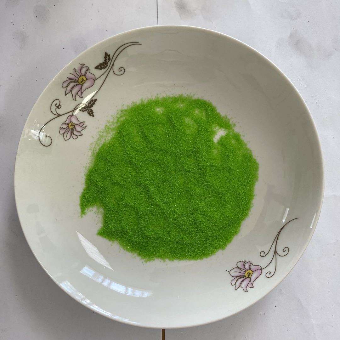 厂家供应鱼缸装饰大颗粒粗砂 染色粉色彩砂 烧结彩砂10-20目